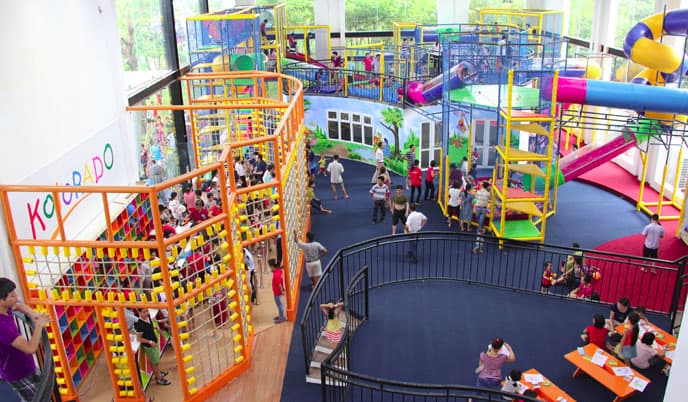 Khu vui chơi trẻ em trong nhà tại Ecopark